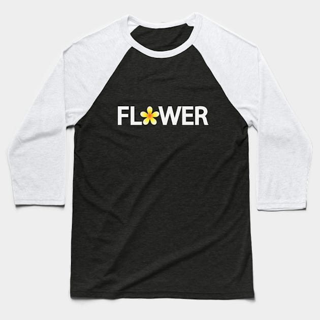 Flowers artistic design Baseball T-Shirt by BL4CK&WH1TE 